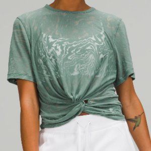 Lululemon Crescent Tee *Veil Tidewater Teal